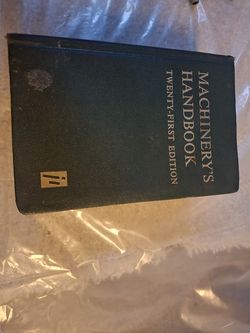Machinery's handbook 21st edition