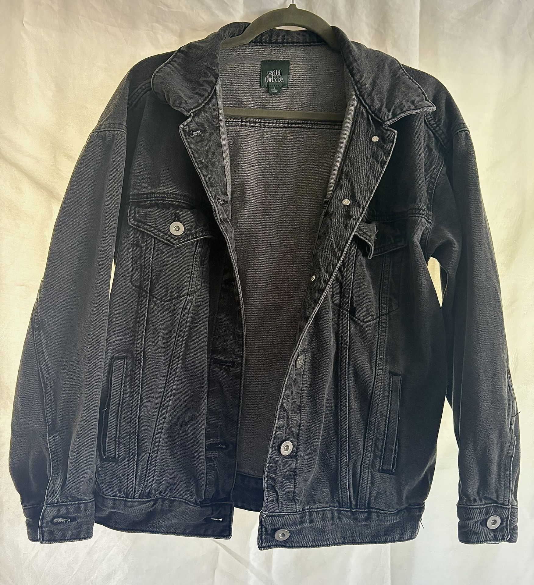 Wild Fable Grunge Denim Jacket