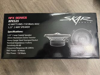 SKAR audio  5.25 round speakers