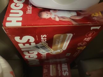 Size 1 huggies only cash when picked up