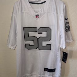 raiders football khalil mack jersey medium size 