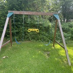 Wood Swing Set