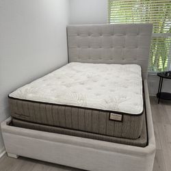 Queen Bed With Mattress And Box Spring 