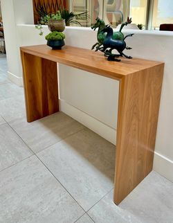 Solid Walnut Console Table