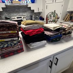 Hundreds of yards of material