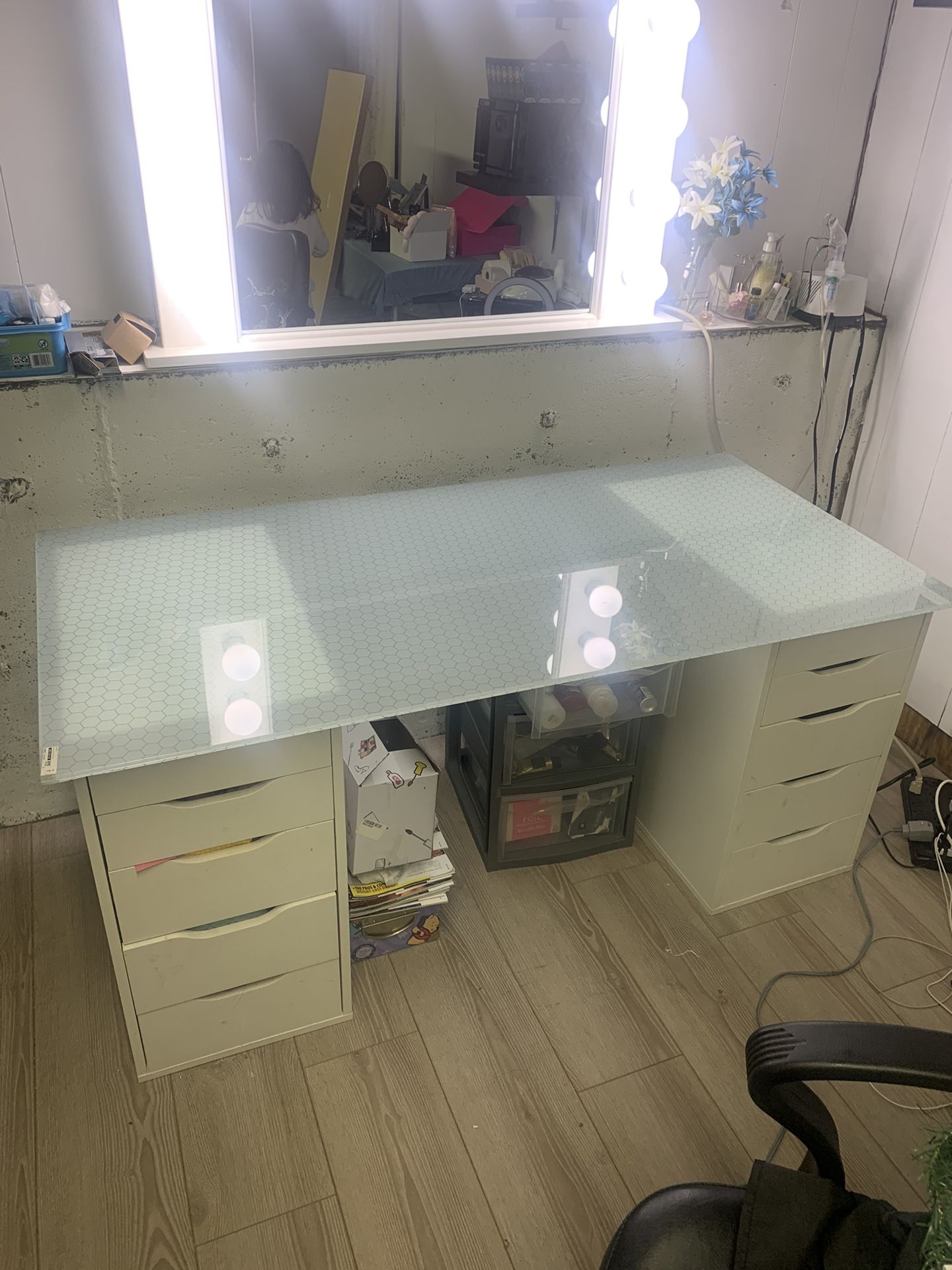 Glass Desk Top (glass Only)