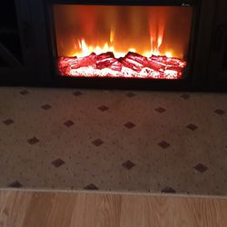 Tv Stand With Fireplace/heater With Temp Control