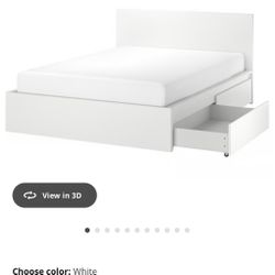 White Bed frame
