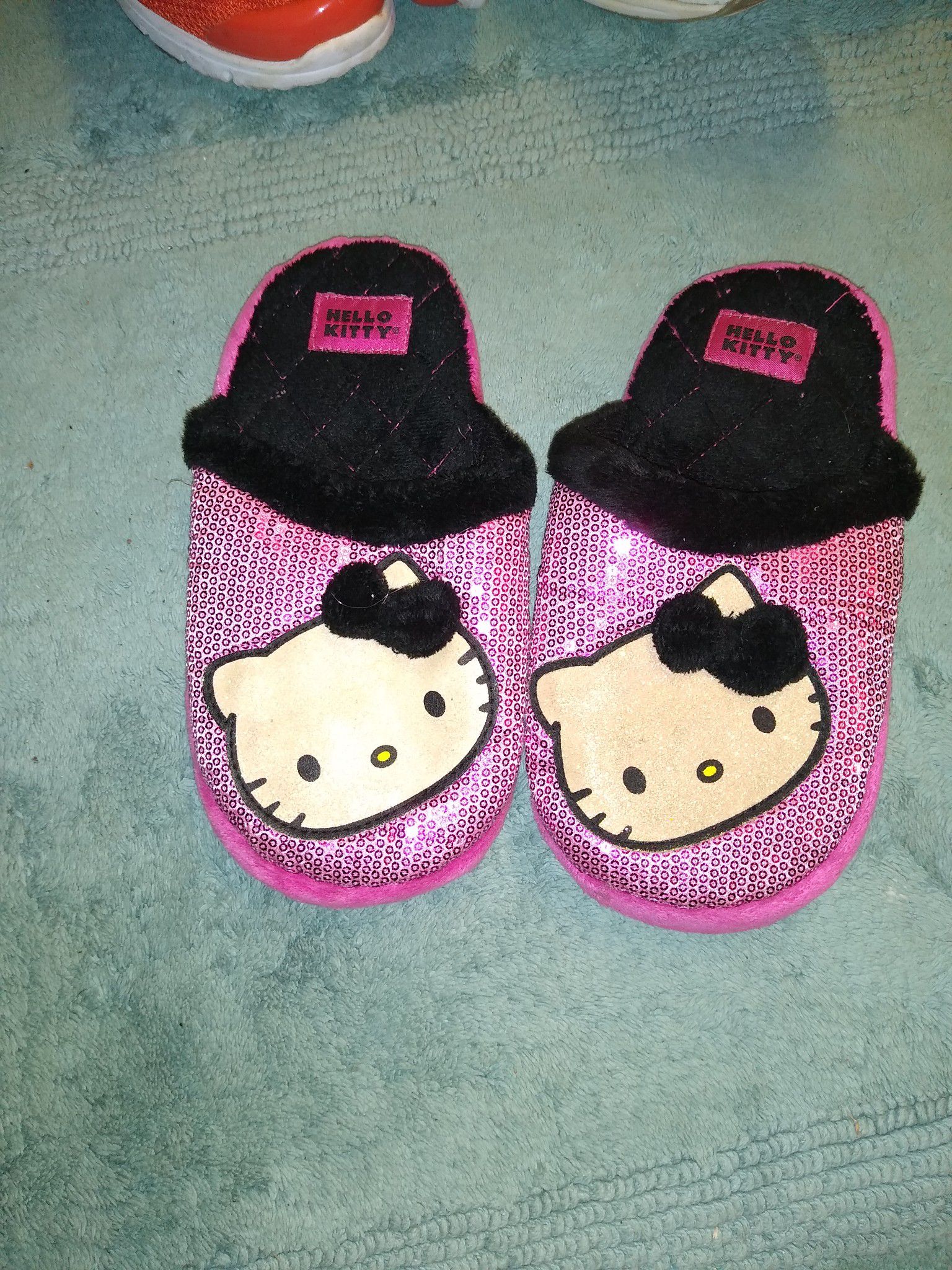 Hello Kitty plush slippers