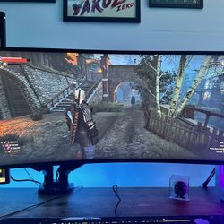 *PACKAGE* LG UltraGear 34” Curved Ultra-wide Gaming Monitor PLUS 27” ASUS VG279 monitor AND 2 arm monitor stand package 