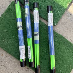 Golf Alignment Sticks 2 Pack,Upgraded 48" Collapsible Alignment Stick Golf Training Aid **NEW**