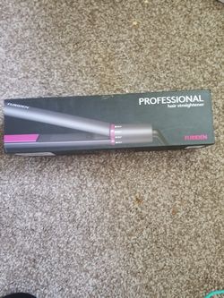 FURIDEN Professional Hair Straightener, Flat Iron for Hair Styling: 2 in 1 Tourmaline Ceramic Flat Iron for All Hair Types