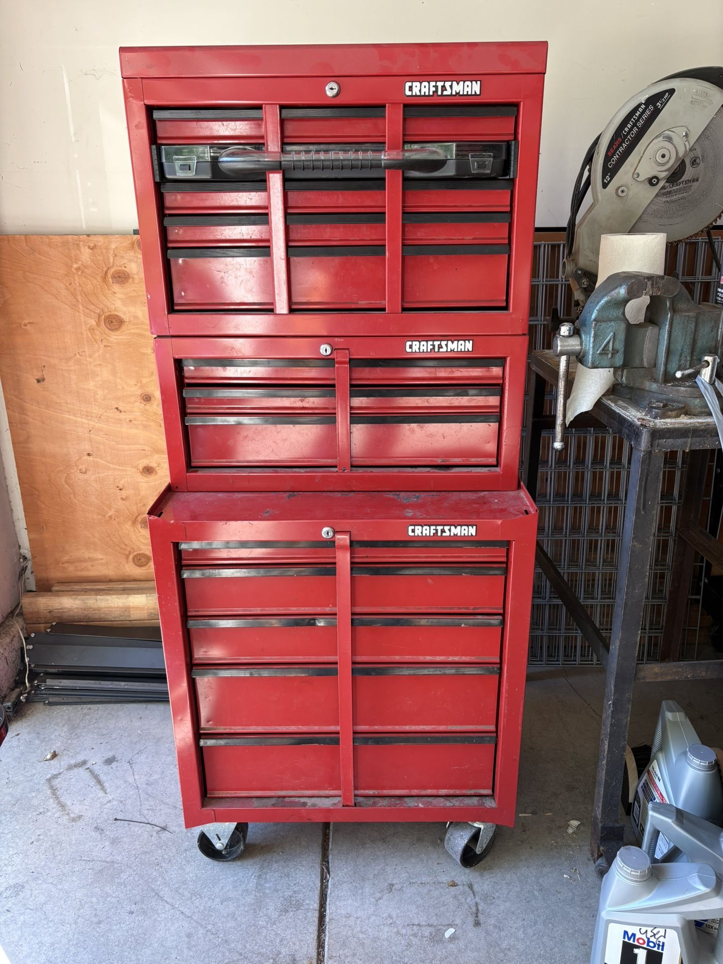 3 Piece Craftsman Toolbox