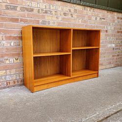 Mid Century Danish Modern Teak Bookshelf Bookcase Vintage