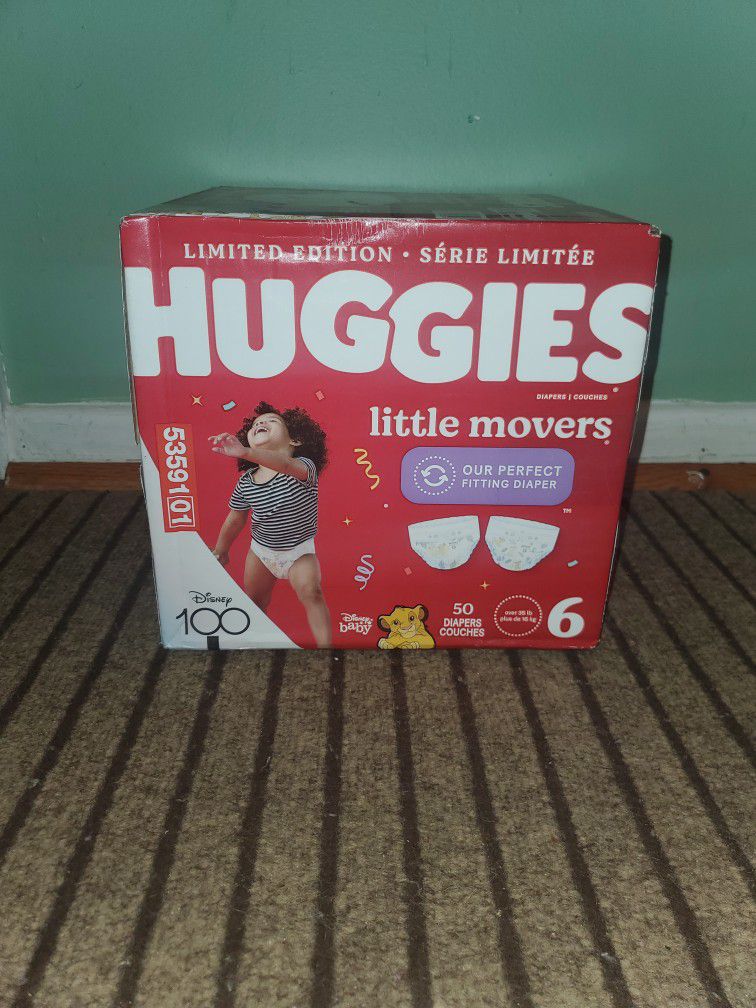 Huggies Little Movers 50 Diapers #6