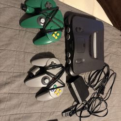 2 Nintendo 64 Consoles 