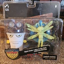 Palisades Toys Aqua Teen Hunger Force Signal Shake Mothmonsterman Figures