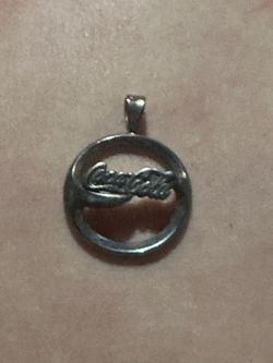 Rare Vintage Coca Cola pendant sterling silver