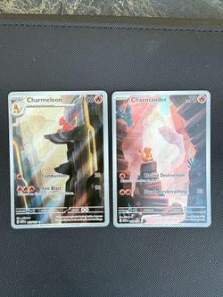 Charmander 168/165 and Charmeleon 169/165