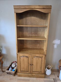 Wood Shelves/Cupboard