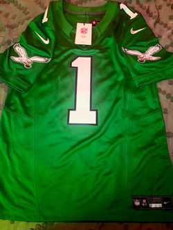 Men's Philadelphia Eagles Jalen Hurts Nike Kelly Green Vapor F.U.S.E. Limited Jersey