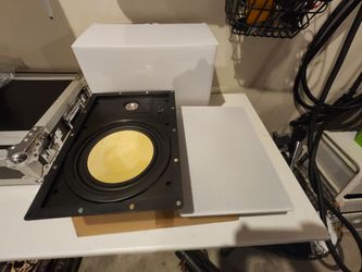 Monoprice 35462 In-Wall 8" 2-way speakers New!!! (Pair)