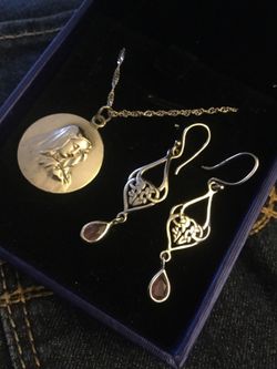 Sterling Silver necklace & silver earrings / Assorted silver jewelry to chose from 🌿🦋🌿