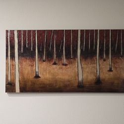 Wall Art Painting Wall Decor Canvas Glossy Lacquer  2.5 Ft vs 5 Ft Large