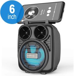 6” Bluetooth Speaker with Phone Holder