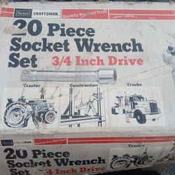 Craftsman 20 Pc Socket Wrench Set