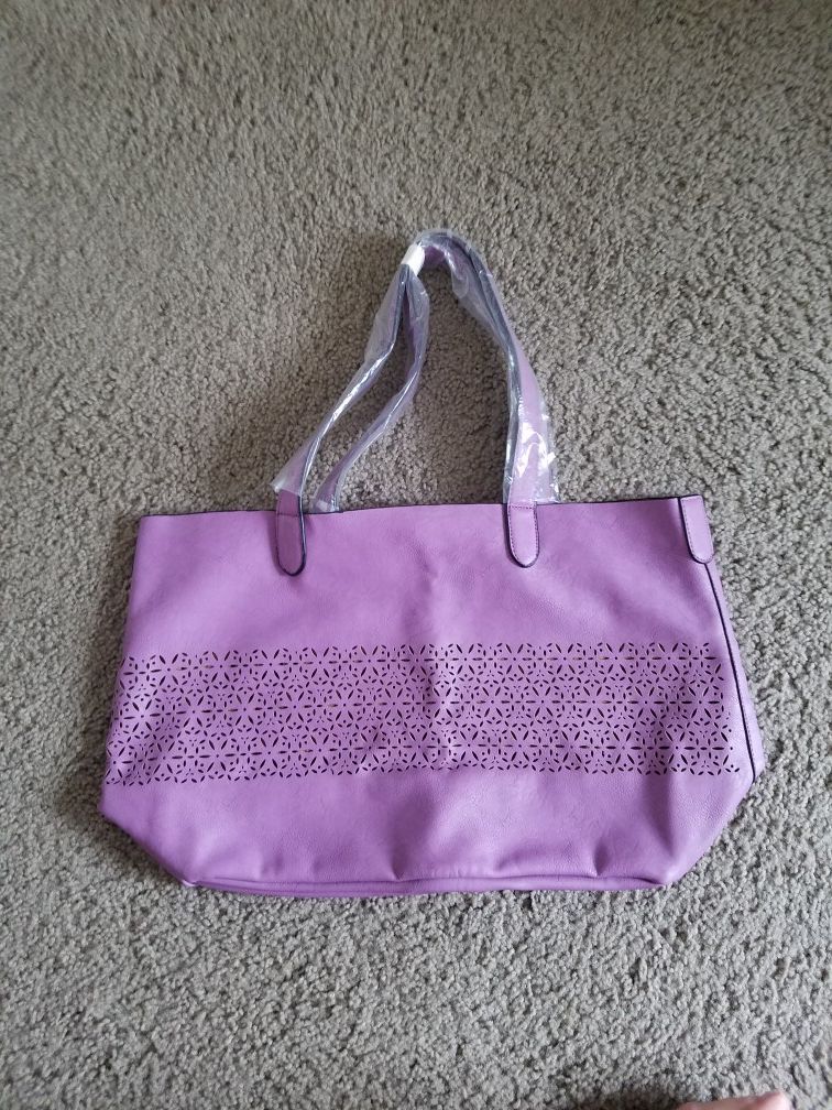 Purple tote