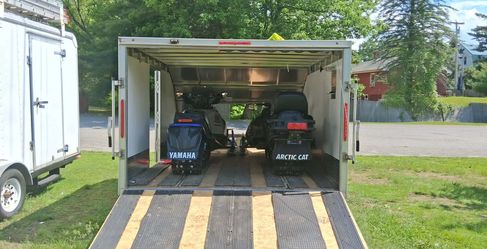 Pantera Arctic Cat and Yamaha Viper and trailer