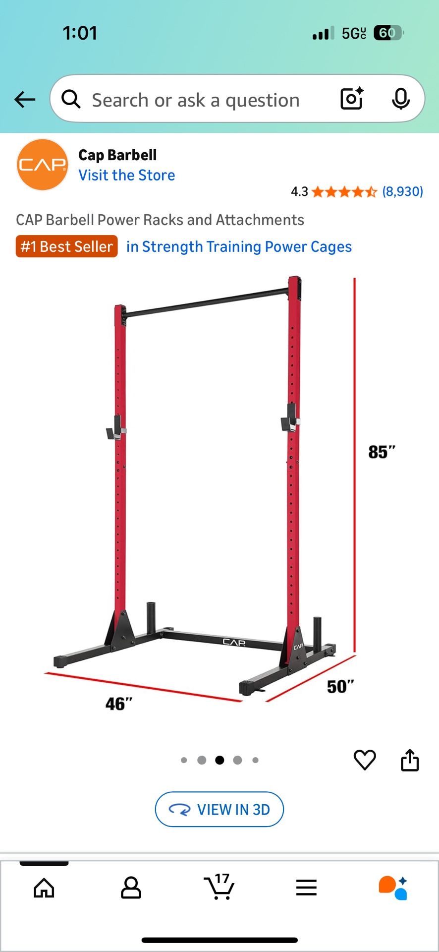 Cap Squat Rack
