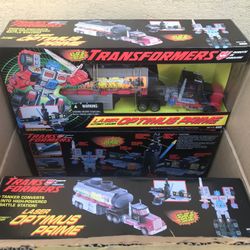 1995 Transformers G2 Laser Optimus Prime Mint Condition