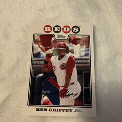 Ken Griffey Jr. Reds Topps baseball card 