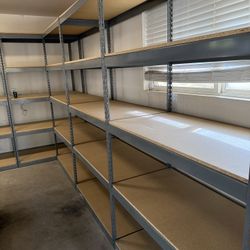 48 in W x 24 in D Warehouse Industrial Quality Storage Rack Shelving Stronger Than Homedepot Lowes And Costco Shelves Delivery Available