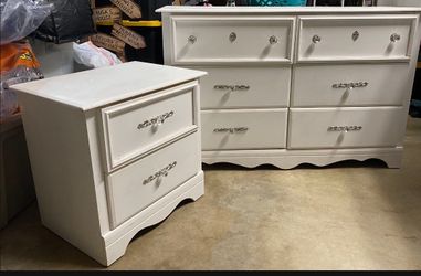 Dresser with nightstand