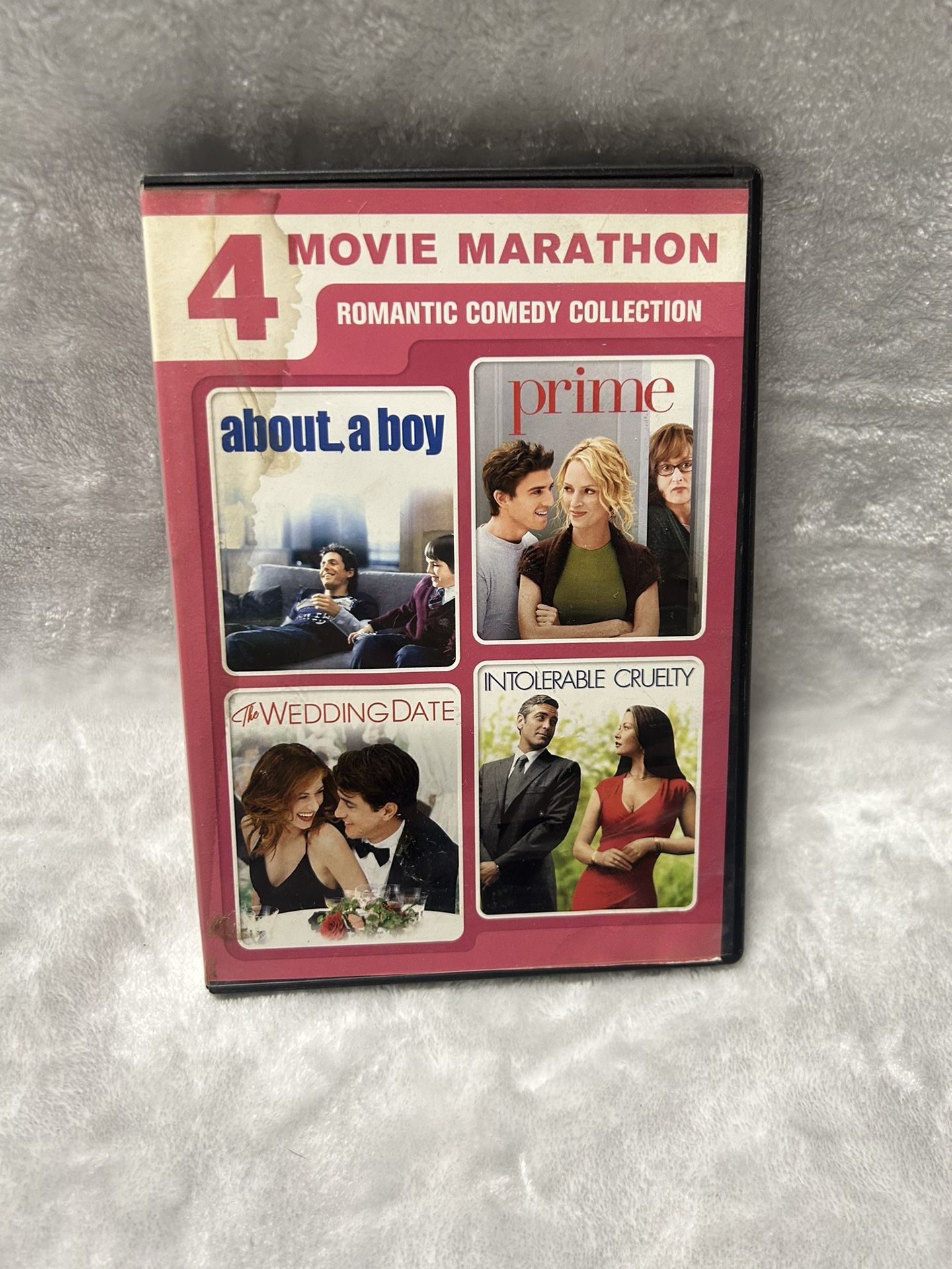 About a Boy, Prime, The Wedding Date, and Intolerable Cruelty DVD UNTESTED