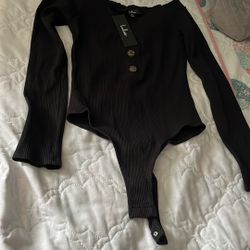 Lulus Off The Shoulder Bodysuit Teenager .new
