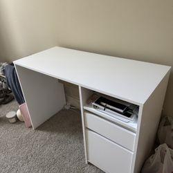 White Wooden Desk