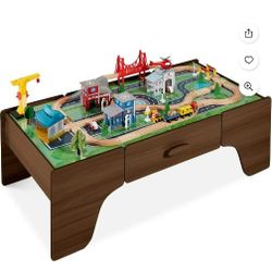 Wooden Train Table
