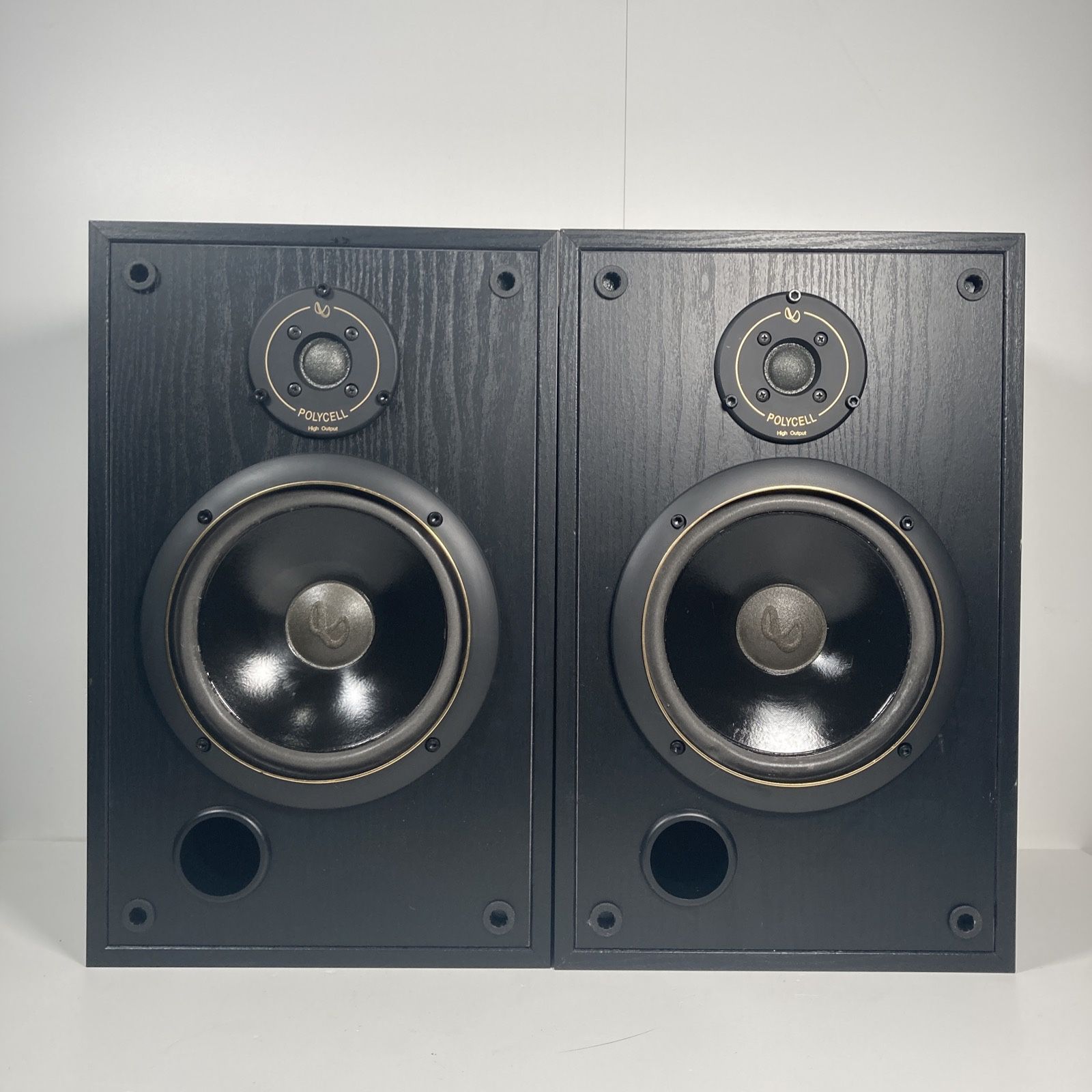 Vintage Infinity SM-85 Audiophile Bookshelf Speakers Polycell Tweeters Refoamed
