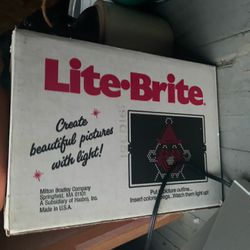 Vintage LiteBrite In Box +2nd LiteBrite