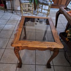 nice wood side table