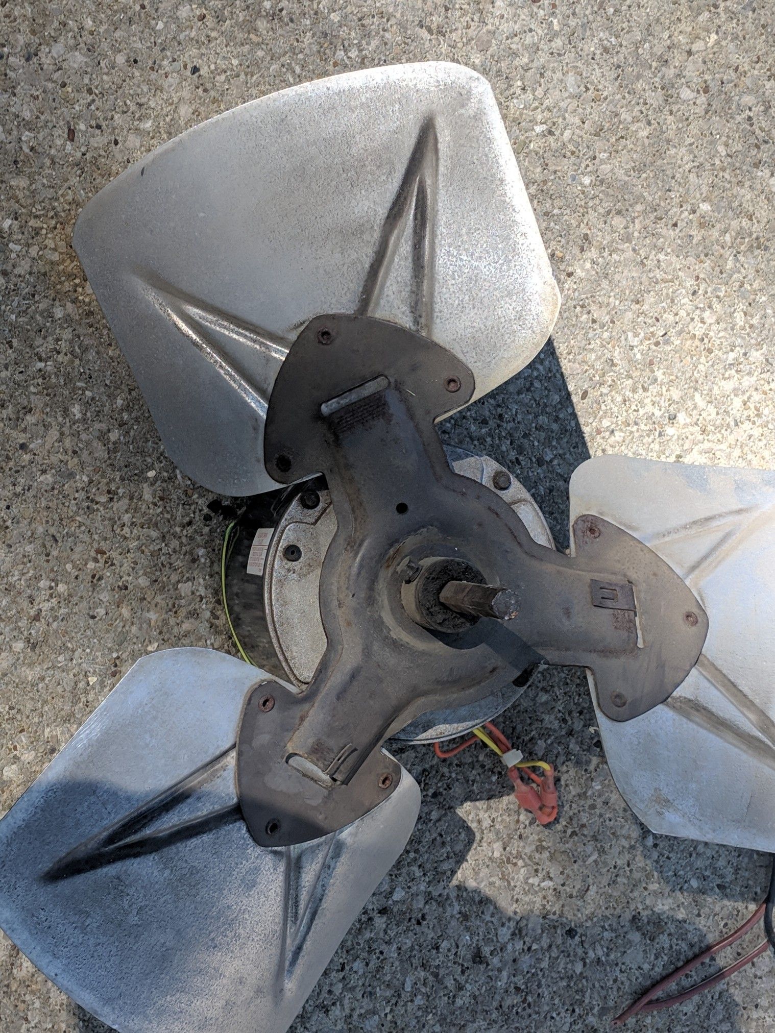 A/C unit fan motor