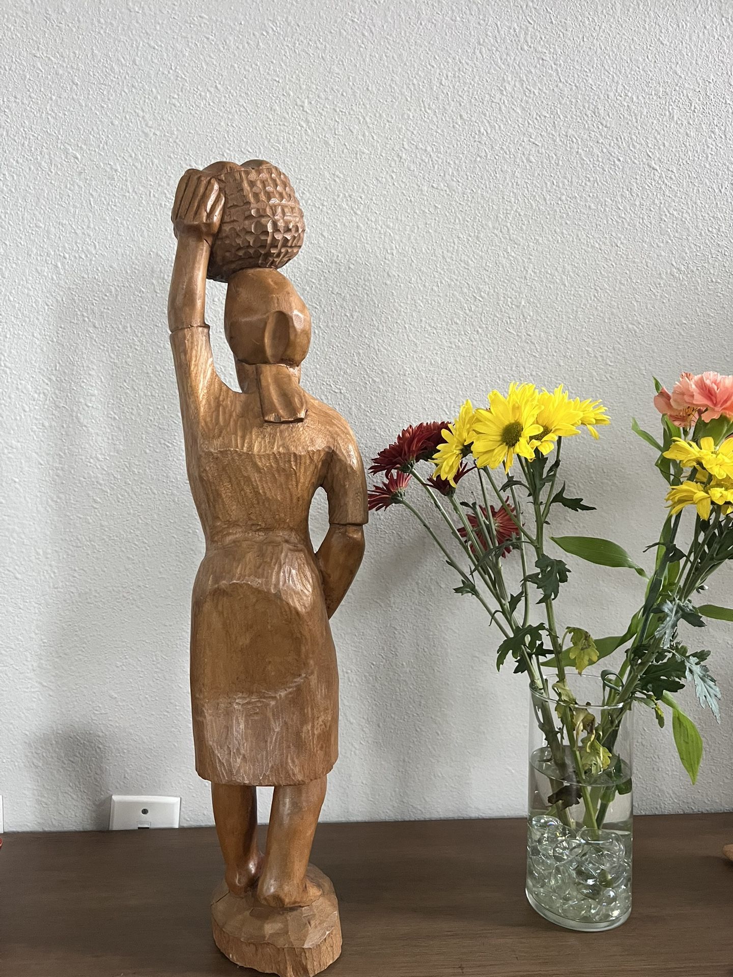 🗿 Beautiful African Wood Carving Unique piece for collectors or meaningful home decor!