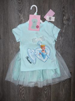 Disney Princess Cinderella Girls 2-Piece Set