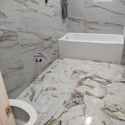 bathroom and ceramic finished