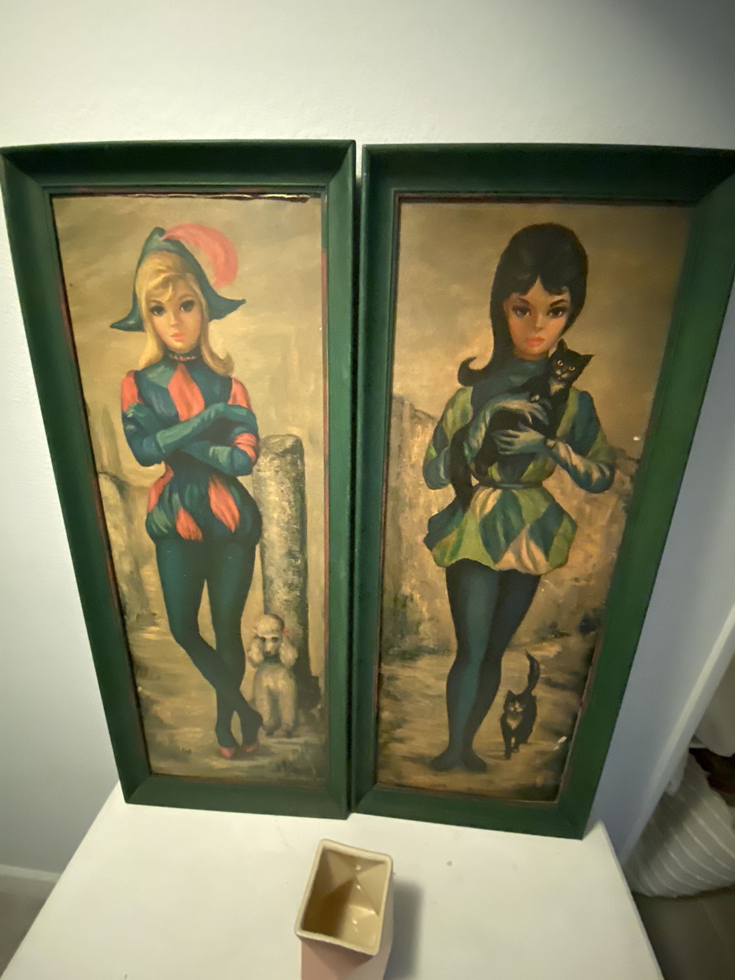 Russian inspired pair of artwork