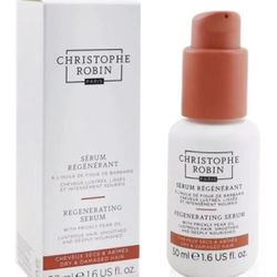 Christophe Robin Hair Serum Dry & Damaged Hair Regenerating Prickly Pear Oil NEW